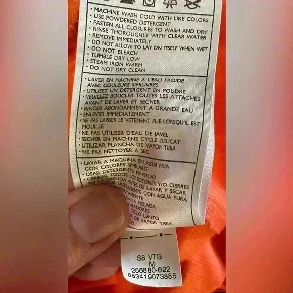 Nike Golf Jacket Medium Coral Pink 1/4 Zip Windbreaker Pockets Fit Storm Womens - Picture 9 of 10